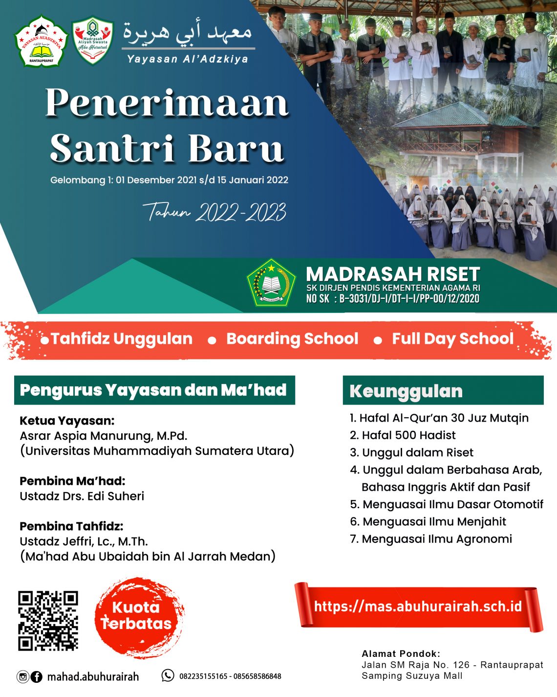 Penerimaan Santri Baru